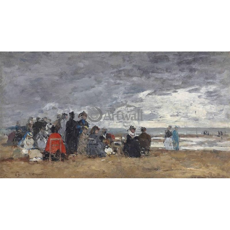 Пляж в Трувиле