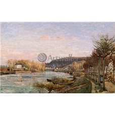 Картина на холсте по фото Модульные картины Печать портретов на холсте Сена у Буживаля