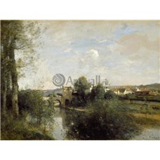 Картина на холсте по фото Модульные картины Печать портретов на холсте Сена и старый мост в Лимо