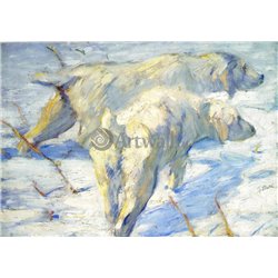 Сибирские овчарки - Модульная картины, Репродукции, Декоративные панно, Декор стен