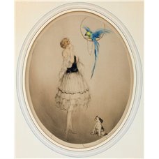 Картина на холсте по фото Модульные картины Печать портретов на холсте Синий попугай