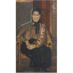 Сидящая старуха - Модульная картины, Репродукции, Декоративные панно, Декор стен