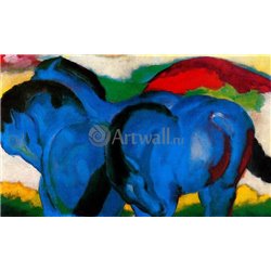 Синие лошади - Модульная картины, Репродукции, Декоративные панно, Декор стен