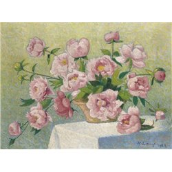 Розовые пионы - Модульная картины, Репродукции, Декоративные панно, Декор стен