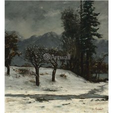 Картина на холсте по фото Модульные картины Печать портретов на холсте Снег