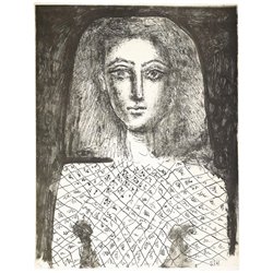 Портрет женщины в сетке