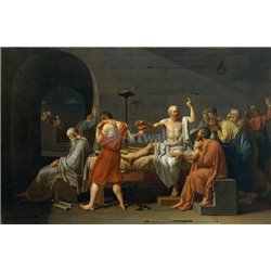Смерть Сократа - Модульная картины, Репродукции, Декоративные панно, Декор стен