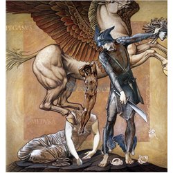 Смерть Медузы Горгоны - Модульная картины, Репродукции, Декоративные панно, Декор стен