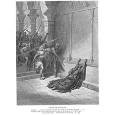 Картина на холсте по фото Модульные картины Печать портретов на холсте Смерть Гофолии, Ветхий Завет