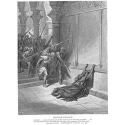 Смерть Гофолии, Ветхий Завет - Модульная картины, Репродукции, Декоративные панно, Декор стен