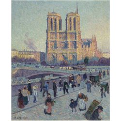 Собор Парижской Богоматери - Модульная картины, Репродукции, Декоративные панно, Декор стен