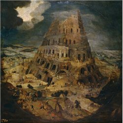 Строительство Вавилонской башни - Модульная картины, Репродукции, Декоративные панно, Декор стен
