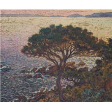 Картина на холсте по фото Модульные картины Печать портретов на холсте Сосна на берегу