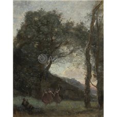 Картина на холсте по фото Модульные картины Печать портретов на холсте Танец трех пастушек