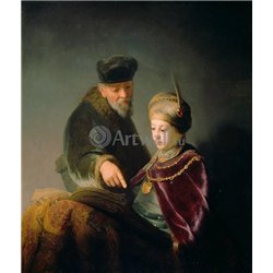 Принц Руперт Палатинский с учителем