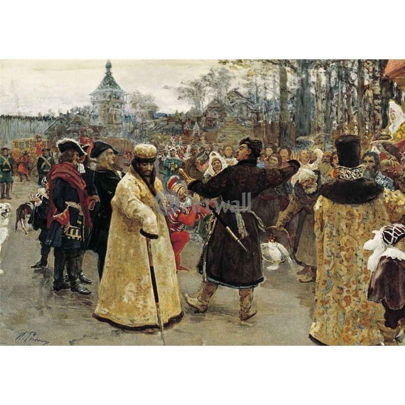 Приезд царей Петра и Иоанна