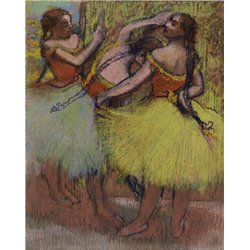 Танцовщицы с косами - Модульная картины, Репродукции, Декоративные панно, Декор стен