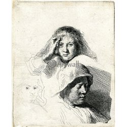 Три женских головы - Модульная картины, Репродукции, Декоративные панно, Декор стен