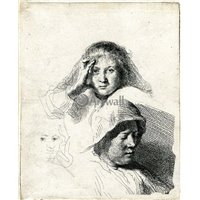 Портреты картины репродукции на заказ - Три женских головы