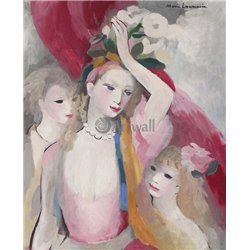 Три девушки - Модульная картины, Репродукции, Декоративные панно, Декор стен
