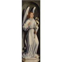 Портреты картины репродукции на заказ - Триптих аббата Яна Краббе, левая створка - Благовещение