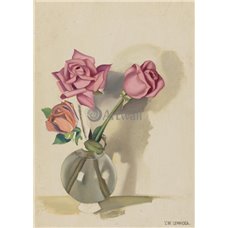 Картина на холсте по фото Модульные картины Печать портретов на холсте Три розы