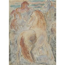 Картина на холсте по фото Модульные картины Печать портретов на холсте Три лошади