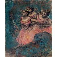 Портреты картины репродукции на заказ - Три танцовщицы в красном
