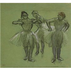 Картина на холсте по фото Модульные картины Печать портретов на холсте Три танцовщицы