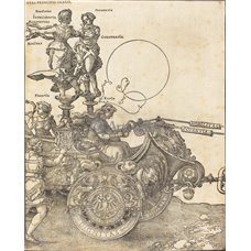 Картина на холсте по фото Модульные картины Печать портретов на холсте Триумфальная колесница Максимилиана