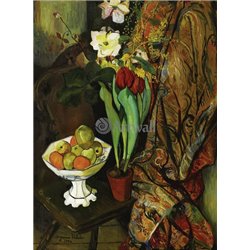 Тюльпаны и фрукты - Модульная картины, Репродукции, Декоративные панно, Декор стен