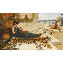 Тигровая шкура - Модульная картины, Репродукции, Декоративные панно, Декор стен