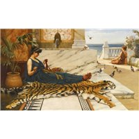 Портреты картины репродукции на заказ - Тигровая шкура