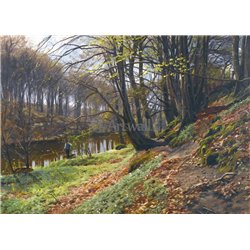 Река и рыболов
