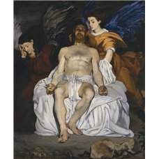 Картина на холсте по фото Модульные картины Печать портретов на холсте Умерший Христос и ангелы