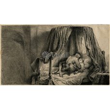 Картина на холсте по фото Модульные картины Печать портретов на холсте Французская кровать