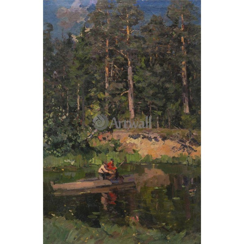 Рыбак в Охотино