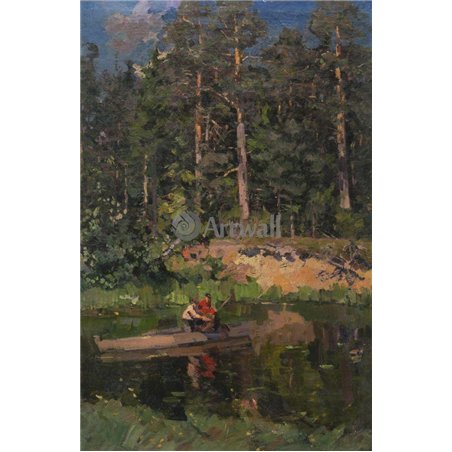 Рыбак в Охотино