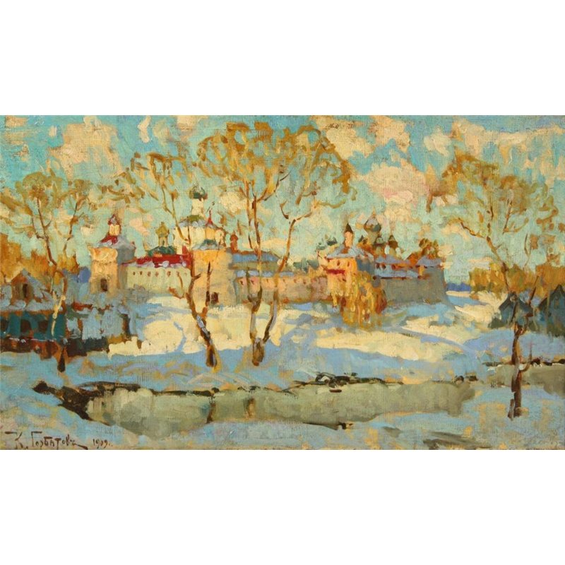 Русский монастырь зимой
