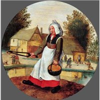 Портреты картины репродукции на заказ - Фламандские пословицы-7