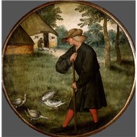 Портреты картины репродукции на заказ - Фламандские пословицы-3