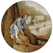 Картина на холсте по фото Модульные картины Печать портретов на холсте Фламандские пословицы - Фермер льет в источник