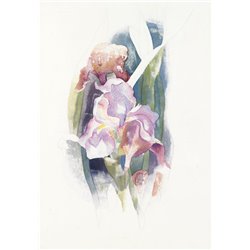 Фиолетовый ирис - Модульная картины, Репродукции, Декоративные панно, Декор стен