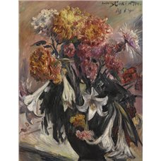 Картина на холсте по фото Модульные картины Печать портретов на холсте Хризантемы и лилии