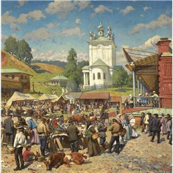 Рыночный день в Плёсе