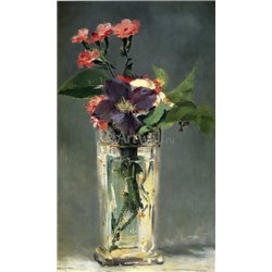 Цветы в хрустальной вазе - Модульная картины, Репродукции, Декоративные панно, Декор стен