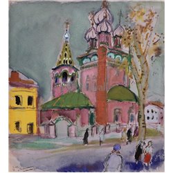 Церковь Ризположения на Донской - Модульная картины, Репродукции, Декоративные панно, Декор стен