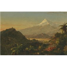 Картина на холсте по фото Модульные картины Печать портретов на холсте Чёрч Фредерик «Южно-американский пейзаж»