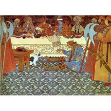 Картина на холсте по фото Модульные картины Печать портретов на холсте Царь Салтан пир