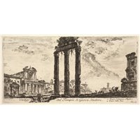 Портреты картины репродукции на заказ - Храм Юпитера Статора